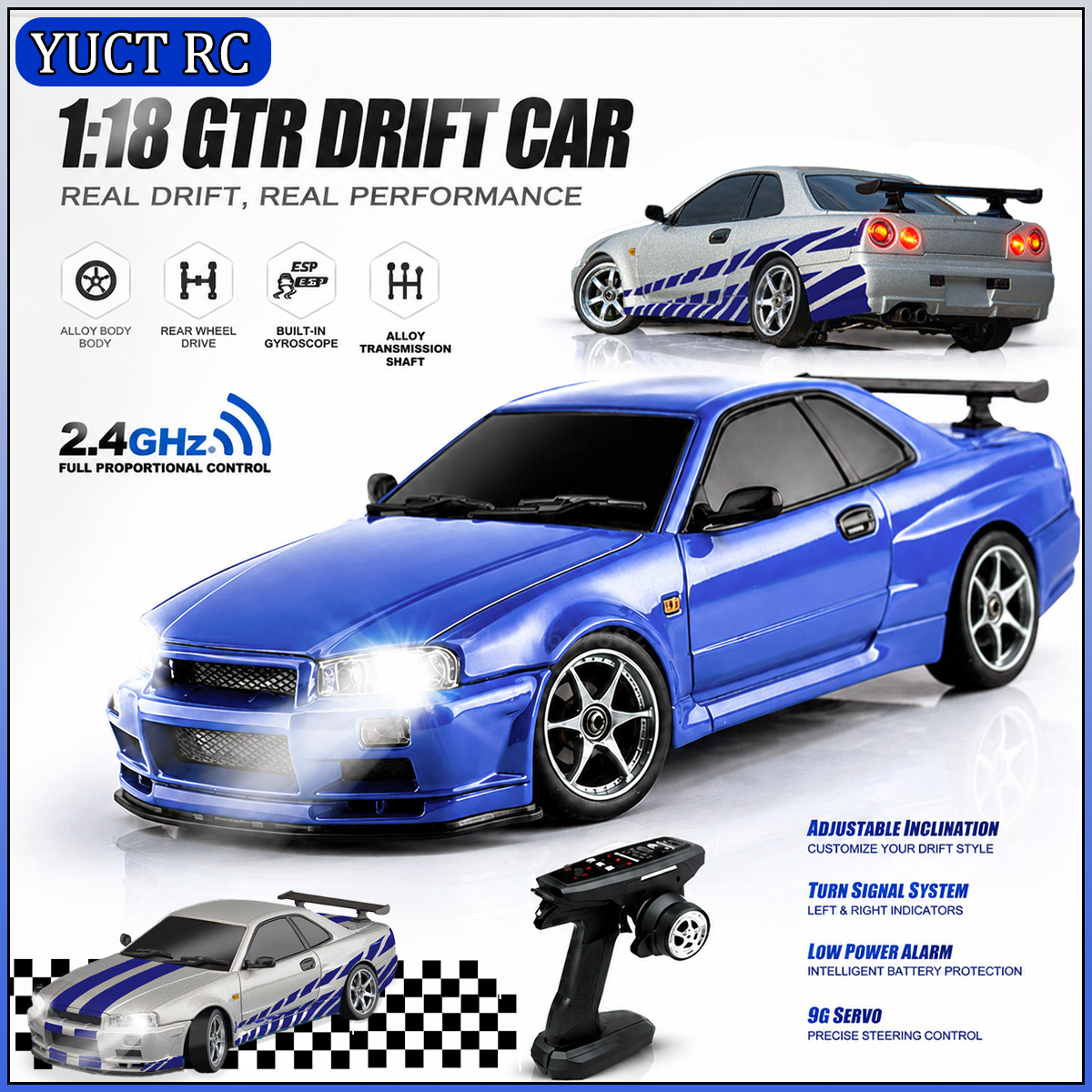 Rc Hobby Drift Car - LDRC LD1899 1/18 RC Drift Car