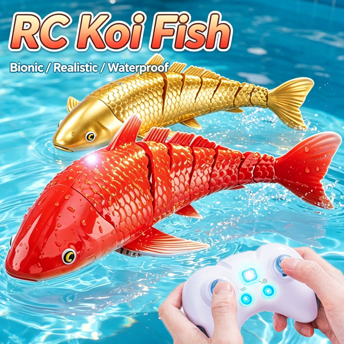 Rc Submarine Water - Smart Rc Fish Bionic Koi Fish