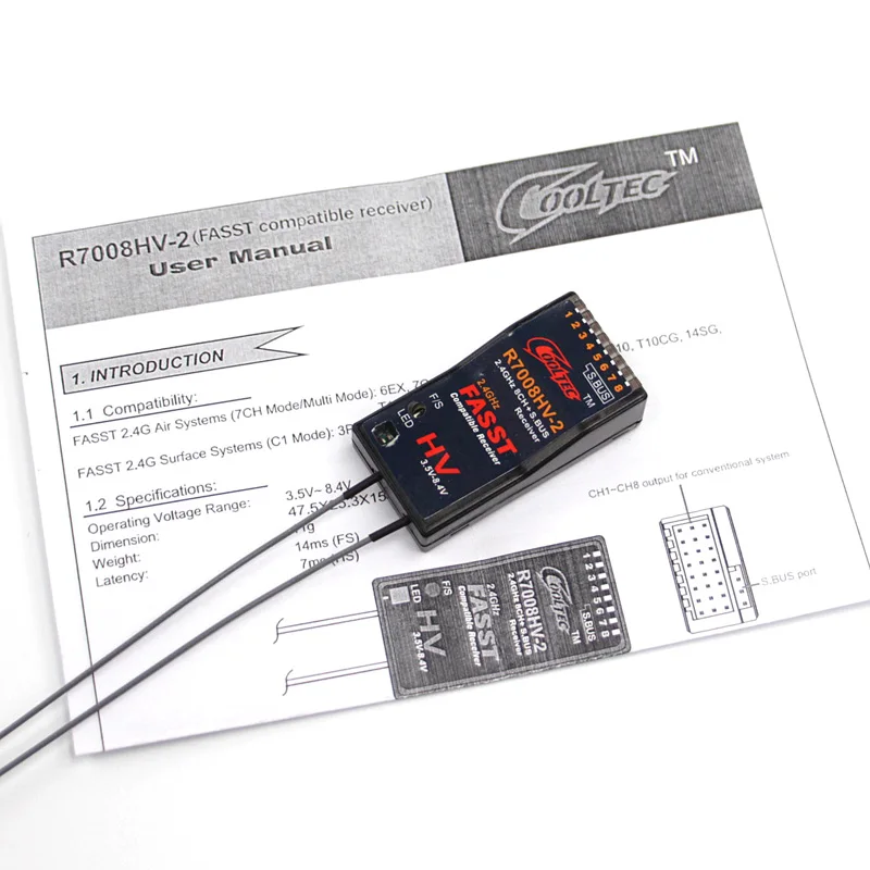NEW Cooltech R7008HV-2 Futaba  - Receiver Sbus 8Ch ulasan dan harga