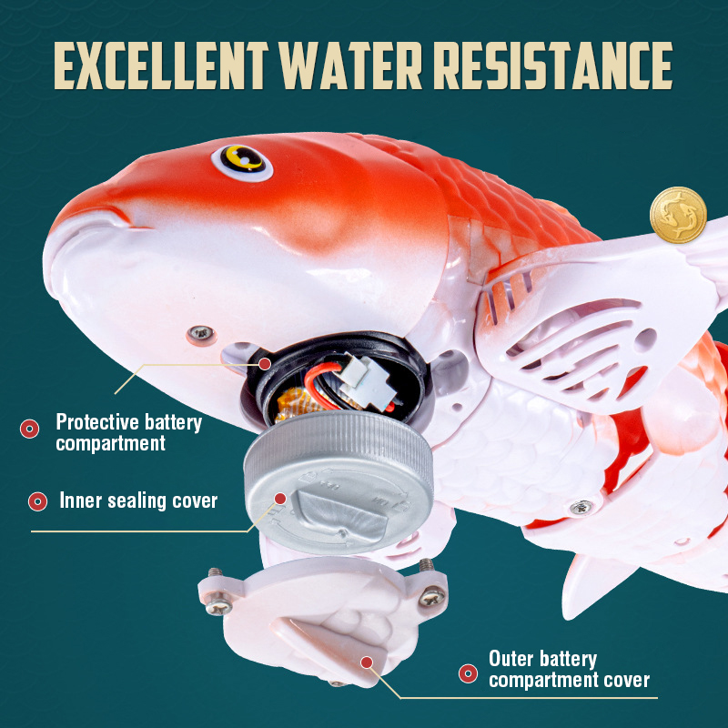 Smart Rc Fish Bionic Koi Fish  - Rc Submarine Water ulasan dan harga