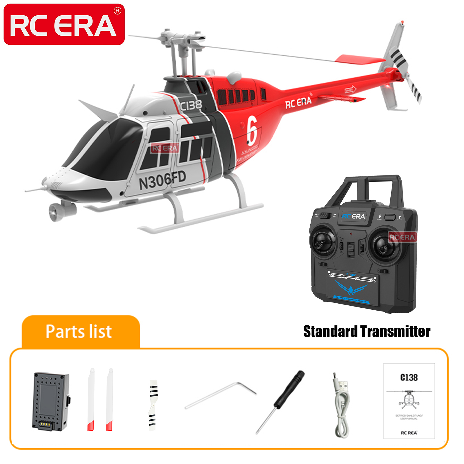 RC ERA C138 BELL 206 Jet Range - Rc Hobby Jet ulasan dan harga