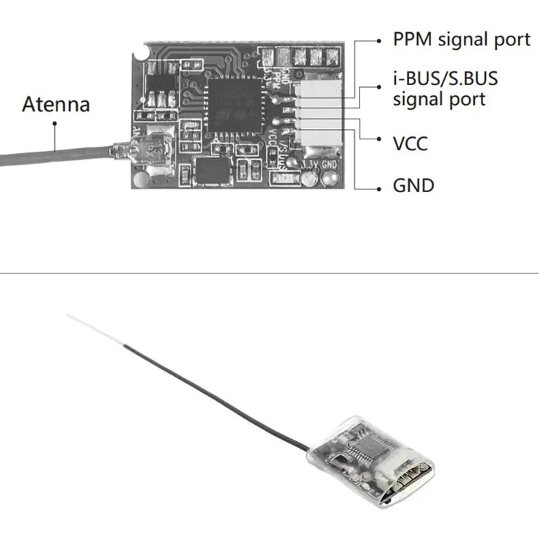 Flysky FS-8A 8CH 18CH Mini Rec - Receiver Sbus 8Ch ulasan dan harga