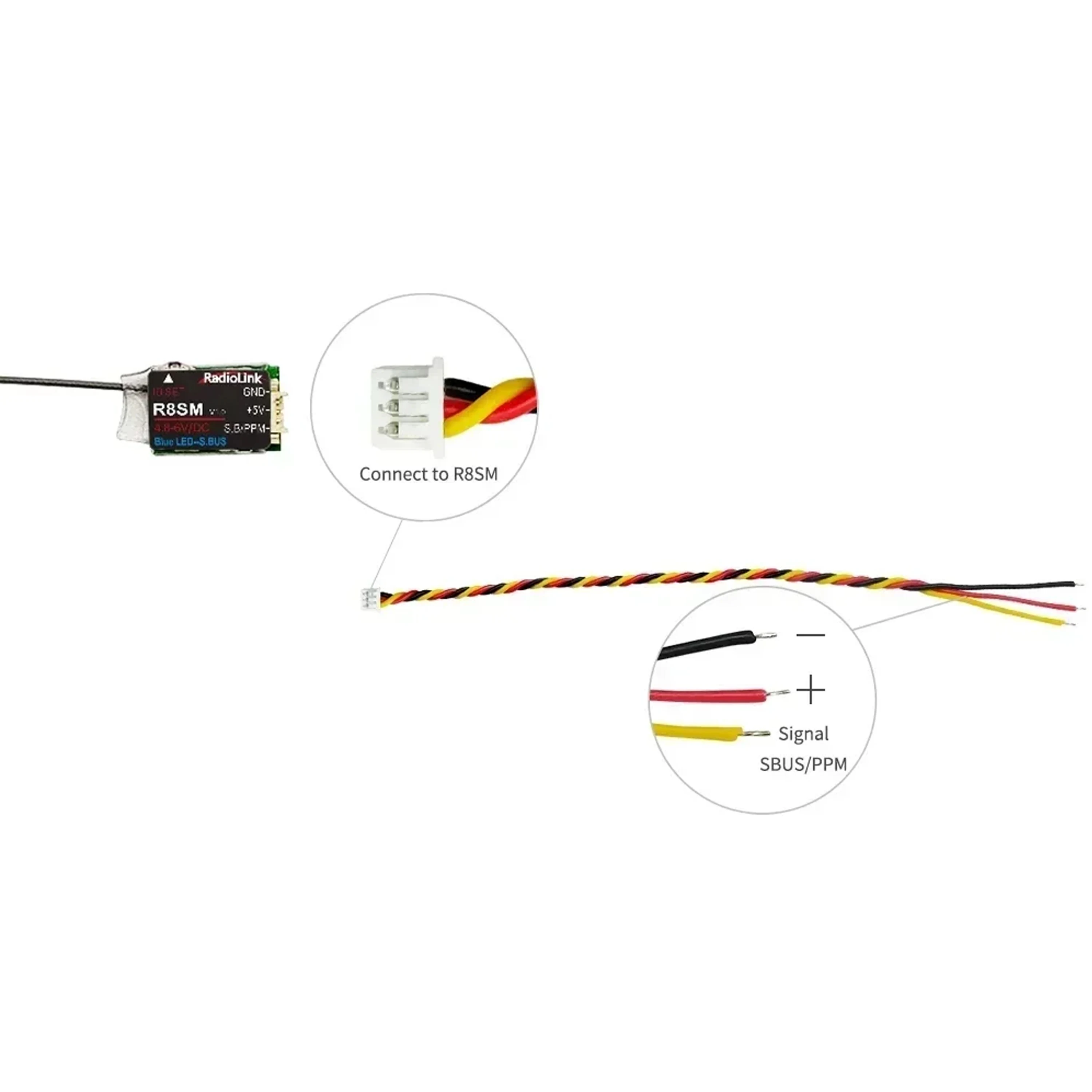 Radiolink R8SM 8-Channel 2.4G  - Receiver Sbus 8Ch ulasan dan harga