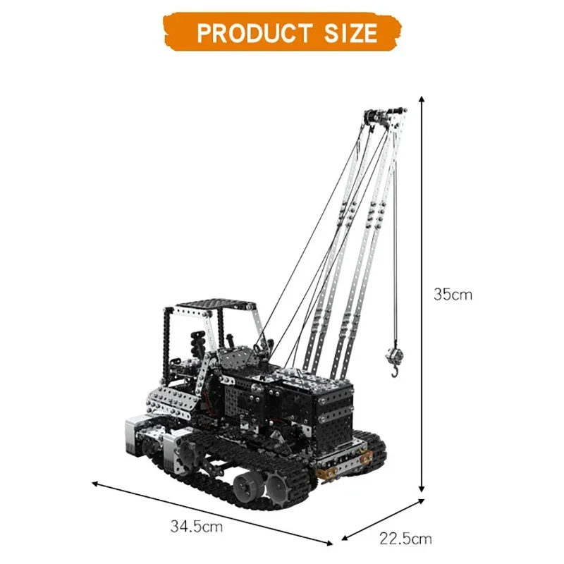DIY Metal RC Crane Electric Ho - Rc Hobby Car ulasan dan harga