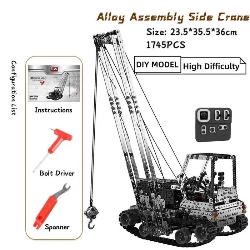 DIY Metal RC Crane Electric Ho - Rc Hobby Car ulasan dan harga