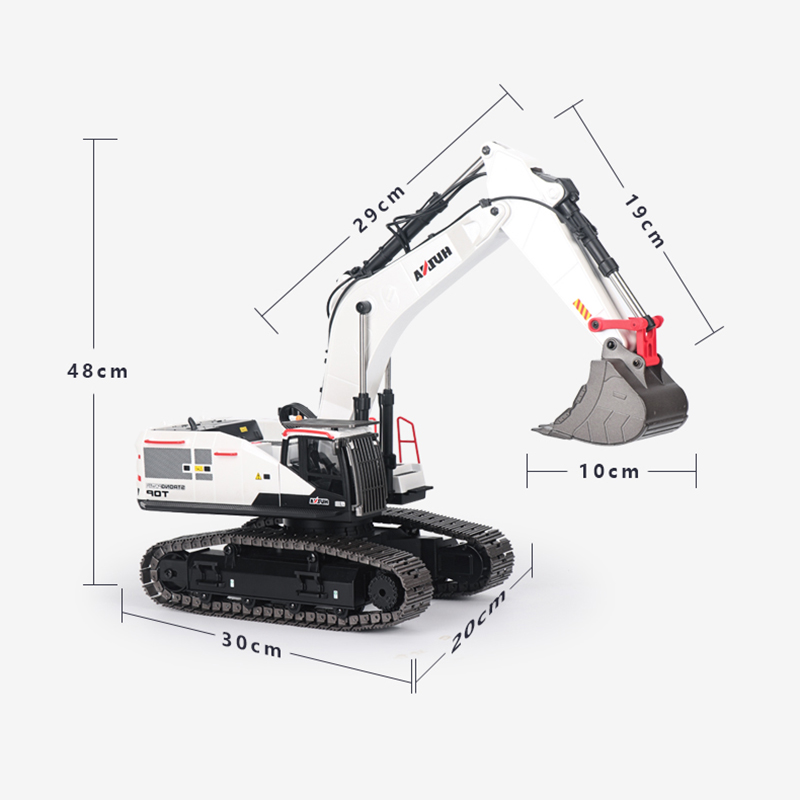 RC Excavator 1/14 HUINA Metal  - Rc Excavator Hydraulic ulasan dan harga