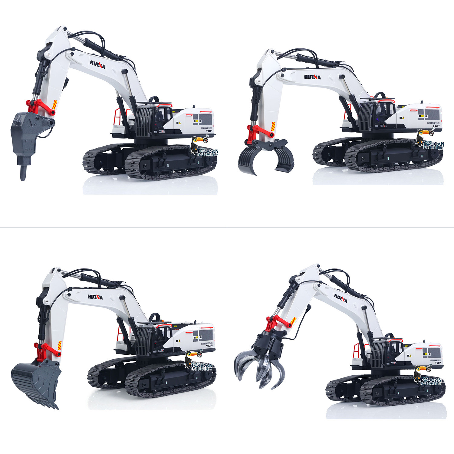 RC Excavator 1/14 HUINA Metal  - Rc Excavator Hydraulic ulasan dan harga