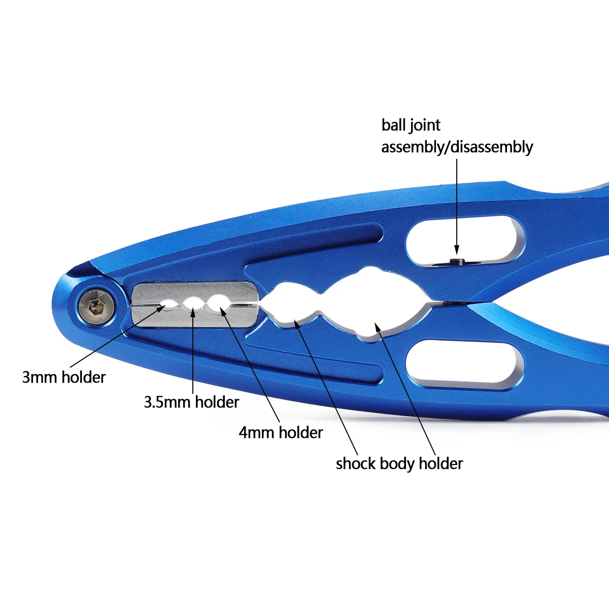 Aluminum CNC Pliers Pivot Ball - Body Shell Rc ulasan dan harga