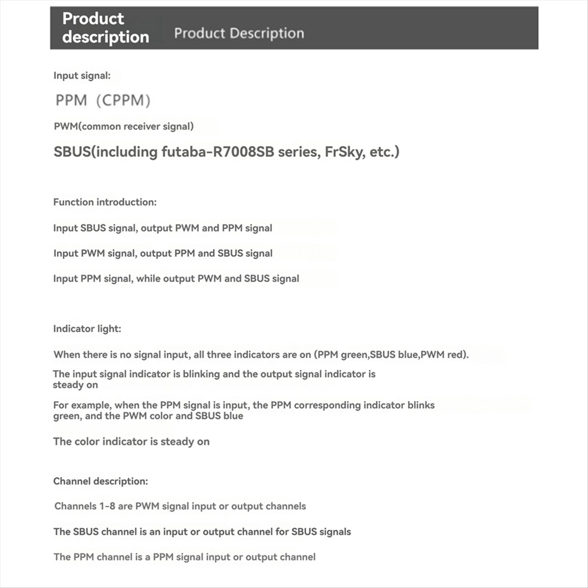 A99X SPP-SBUS 8CH Converter fo - Receiver Sbus 8Ch ulasan dan harga