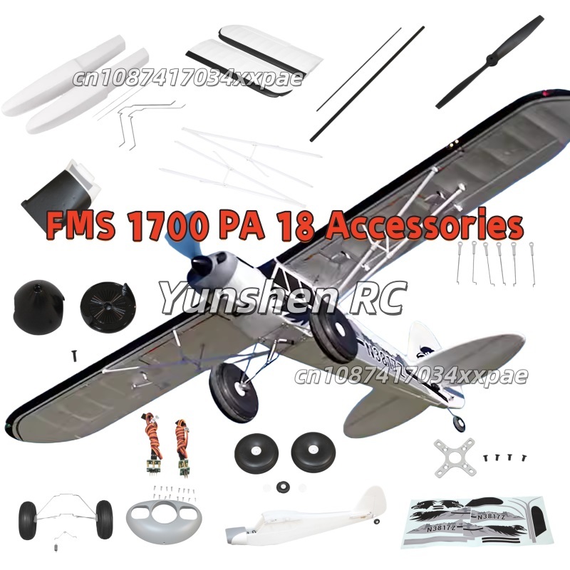 FMS RC Plane Decals For 1700mm - Rc Hobby Car ulasan dan harga