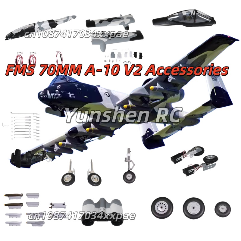 FMS 70MM EDF A-10 V2 RC Aircra - Rc Hobby Car ulasan dan harga