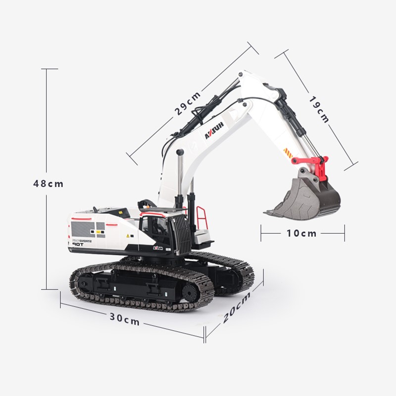 HUINA 1/14 Metal RC Excavator  - Rc Excavator Hydraulic ulasan dan harga