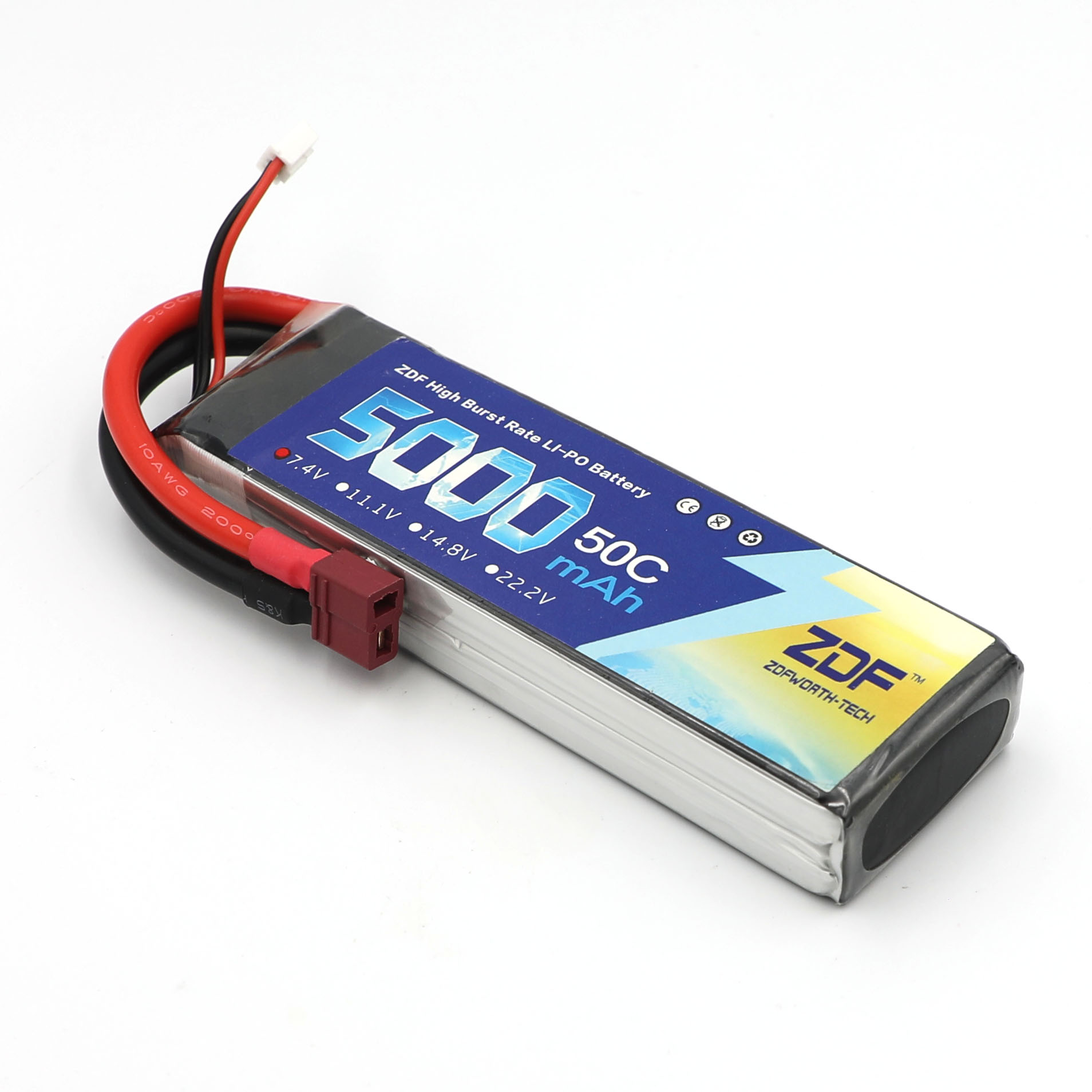ZDF RC Lipo Battery 7.4V 5000m - Rc Hobby Jet ulasan dan harga
