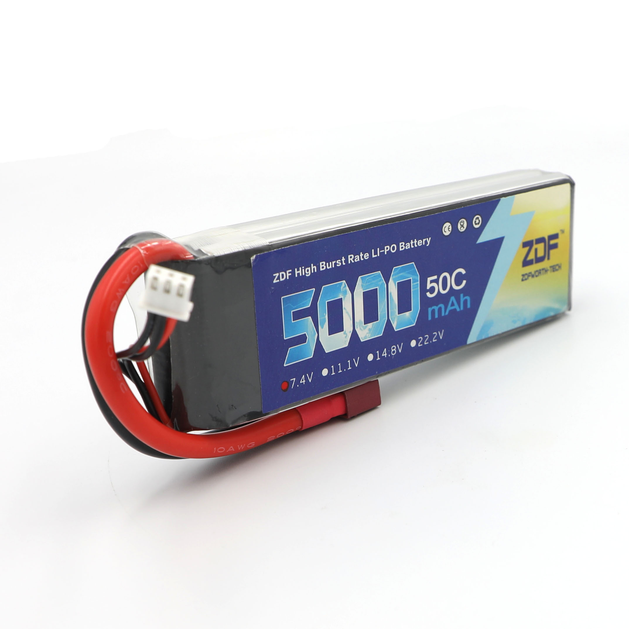 ZDF RC Lipo Battery 7.4V 5000m - Rc Hobby Jet ulasan dan harga