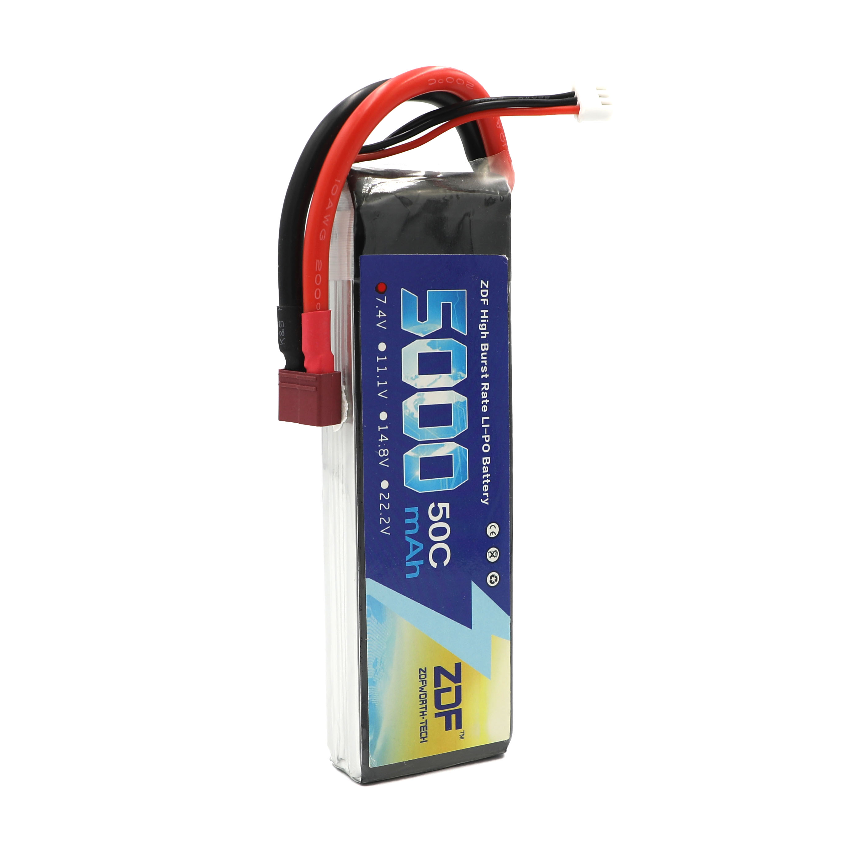 ZDF RC Lipo Battery 7.4V 5000m - Rc Hobby Jet ulasan dan harga