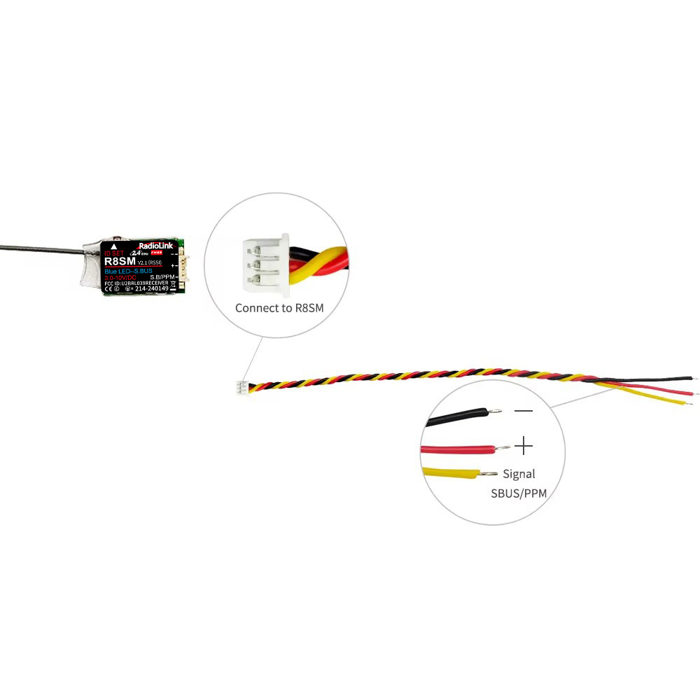 RadioLink R8SM 8CH 2.4GHz Supe - Receiver Sbus 8Ch ulasan dan harga