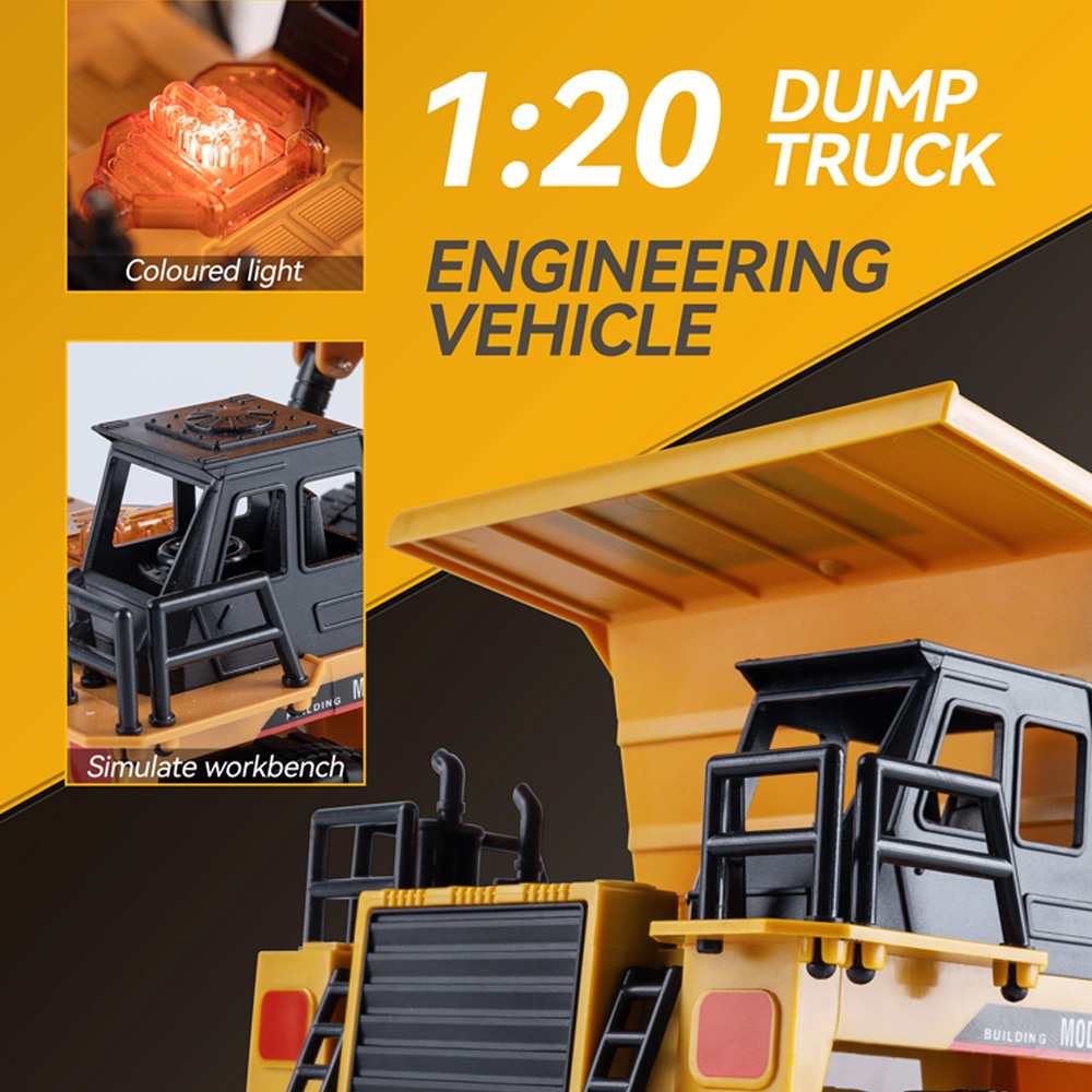 1:20 Scale 4WD RC Dump Truck 1 - Rc Excavator Hydraulic ulasan dan harga