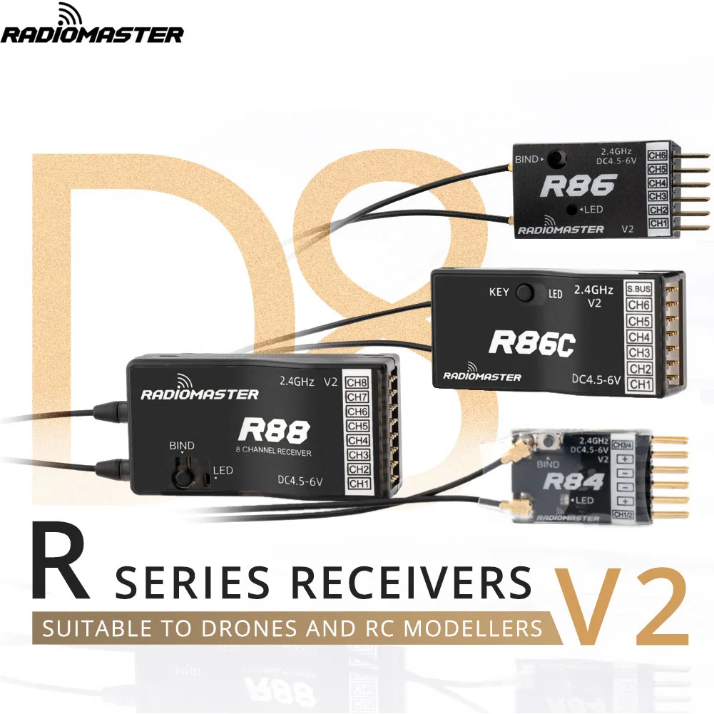 Radiomaster R81 R84 R86 R86C R - Receiver Sbus 8Ch ulasan dan harga